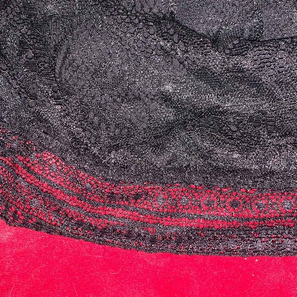 Nordstrom Rack Black Lace Bandeau Bra w/ Optional Adjustable Straps Size Small - Picture 3 of 7